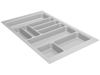 Hettich OrgaTray 440 Silver Cutlery Tray Depth 441-520mm