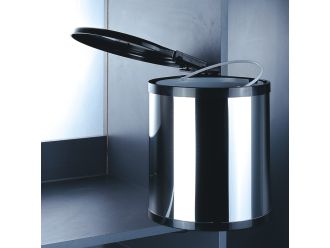 Swing Bin 14L Stainless Steel Door Mounted Bin 