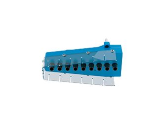 Bluemax Interchangeable unit,9 spindles, 90&deg; with quick release chuck & drill holder