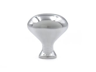 Oval Football Knob Wide Base
