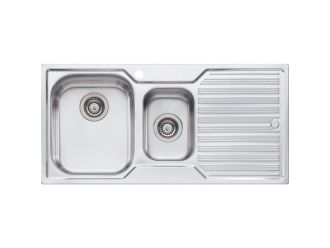 Oliveri Diaz 1+1/2 Bowl Sink With Drainer
