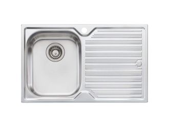 Oliveri Diaz Single Bowl Sink with Drainer