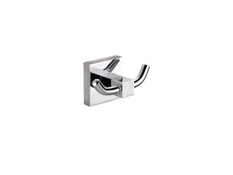 Zeus Triton Double Robe Hook Chrome