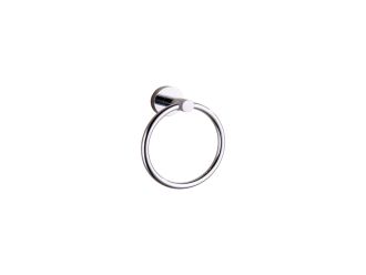 Zeus Oceanus Towel Ring Chrome