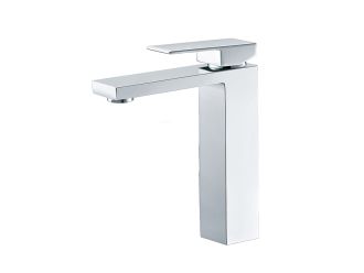 Zeus Triton Square Tower Basin Mixer