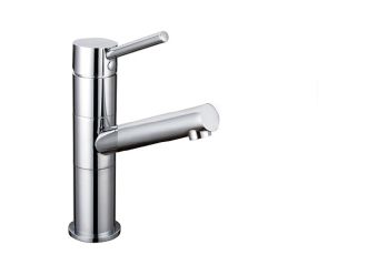 Zeus Poseidon Round Swivel Basin Mixer Chrome