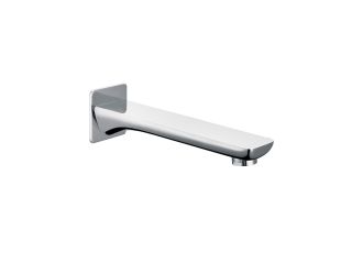 Zeus Atlas Oval Bath Spout 180mm