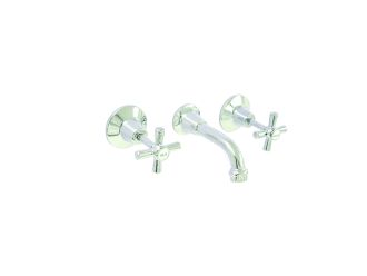 Zeus Oceanus Easy Clean Bath Set Chrome