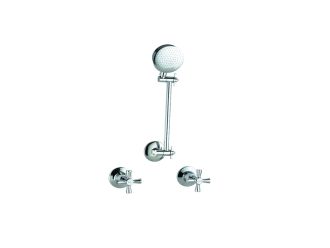 Zeus Oceanus Easy Clean Shower Set Chrome