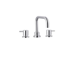 Zeus Oceanus Quarter Turn Basin Set Chrome