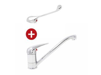 Oceanus Kitchen Single Lever Mixer 40mm Chrome Kit *