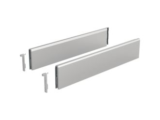 Hettich ArciTech TopSide 186/94x500mm Silver L&R