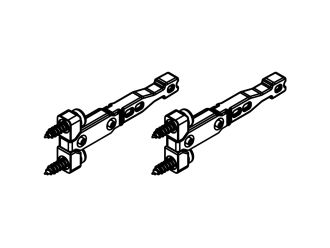 Magic Pro Drawer Front Fixing Brackets - Screw On