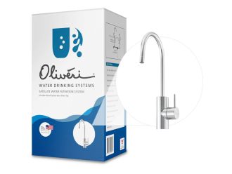 Oliveri FS7025 Satellite Water Filtration System with Round Goose Neck Filter Tap