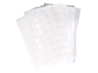 15mm Stick on Cap -White (Sold 100 Sheet/PKT)