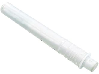 White Plastic Head Push Catch - End Panel Drill
