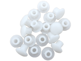 5mm Hole Cover Caps- White