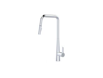 Zeus Apollo Pull Out Curved Kitchen Mixer
