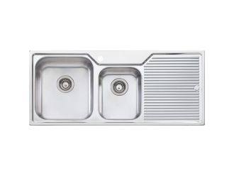 Oliveri Nu-Petite 1+3/4 Bowl Topmount Sink with Drainer