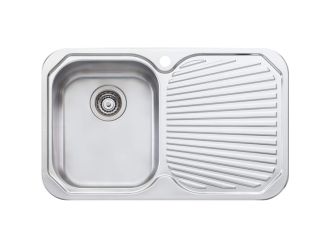 Oliveri Petite Single Bowl Topmount Sink with Drainer