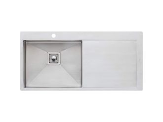 Oliveri Professional Series Single Bowl Topmount Sink with Drainer