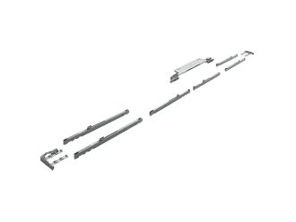 Hettich TopLine XL 35kg 3 Door Silent System Set, 4000 mm