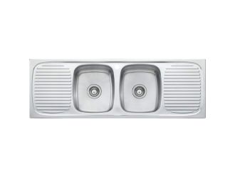 Oliveri UF13D Ultraform Double Bowl Sink With Double Drainer