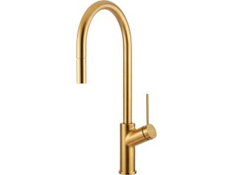 Oliveri VT0398B-AU Vilo Gold Pull Out Mixer Tap