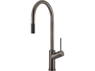 Oliveri VT0398B-GM Vilo Gunmetal Pull Out Mixer Tap
