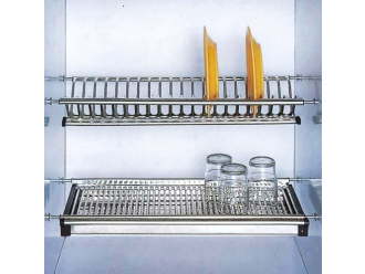 Stainless Steel Overhead Disk Rack