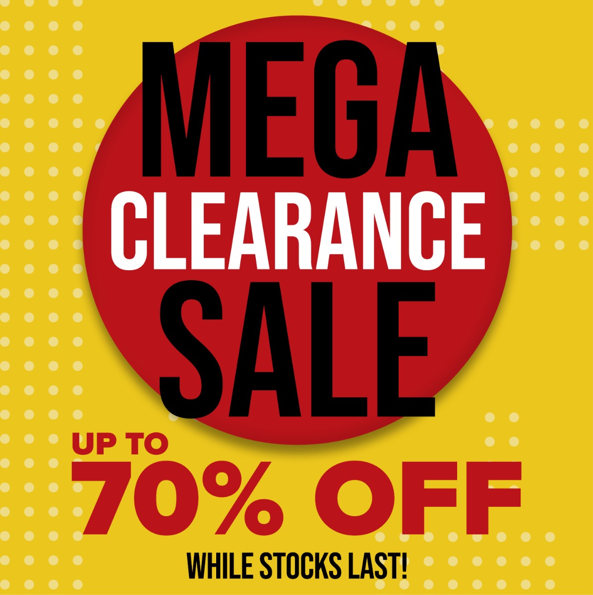 Clearance Sale